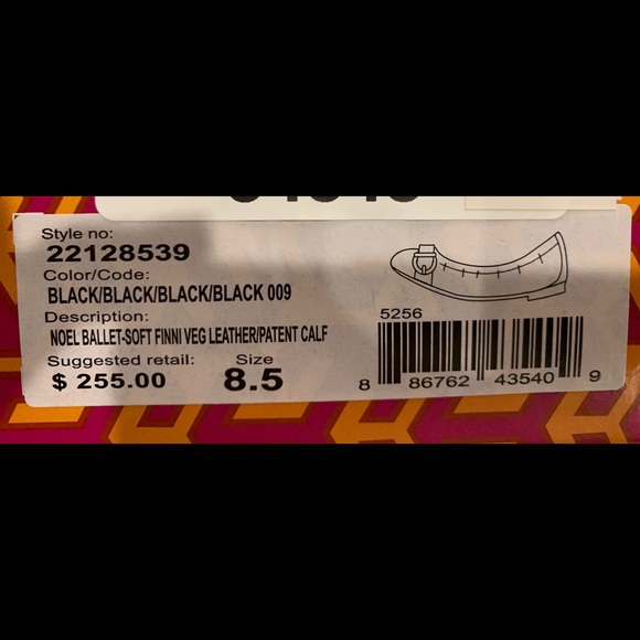 Tory Burch Noel Ballet flat all leather sz 8.5 - Picture 2 of 4